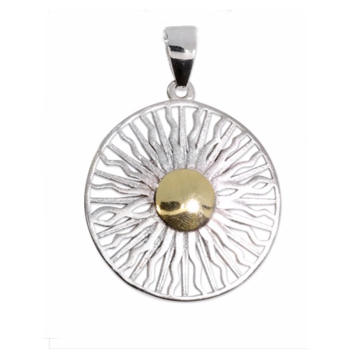 Sunlight silver pendant