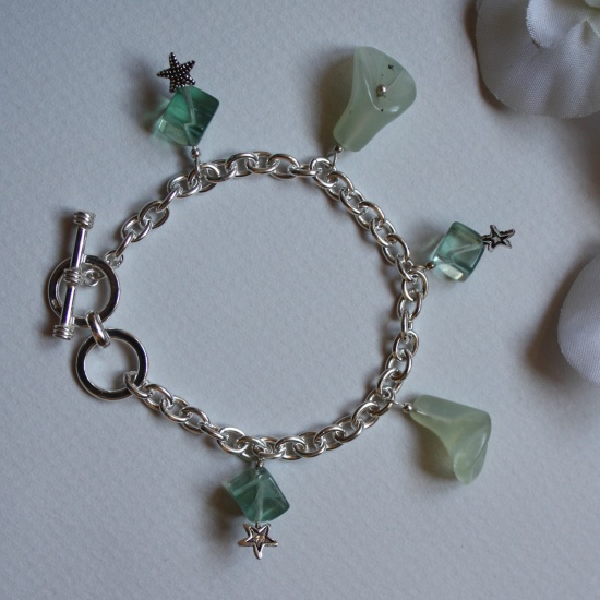 Bracelet Jade & Fluorite