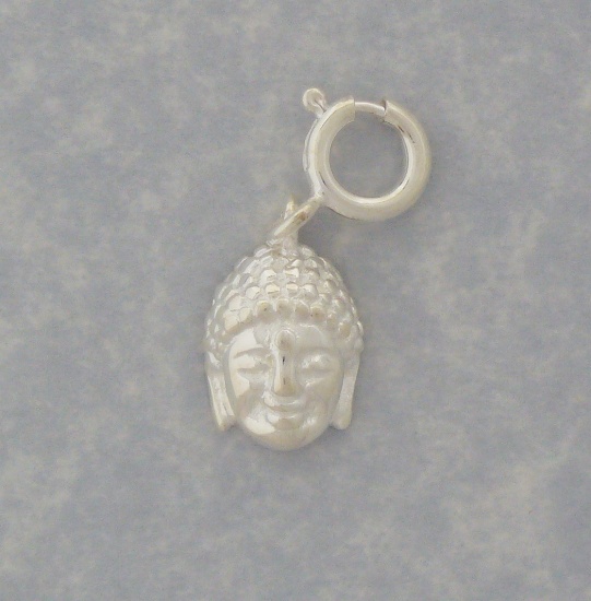 Breloque en argent Bouddha (pour bracelet)