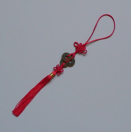 3 I-Ching Coins Tassel