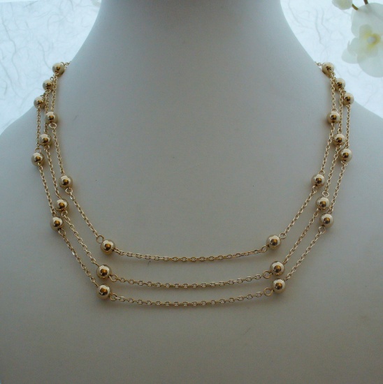 Alfreda gold plated necklace