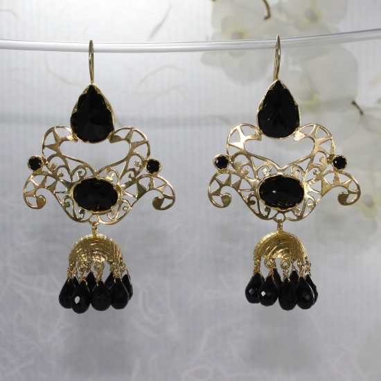 Black Onyx Louange Earrings
