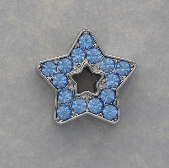 Blue Rhinestone Star