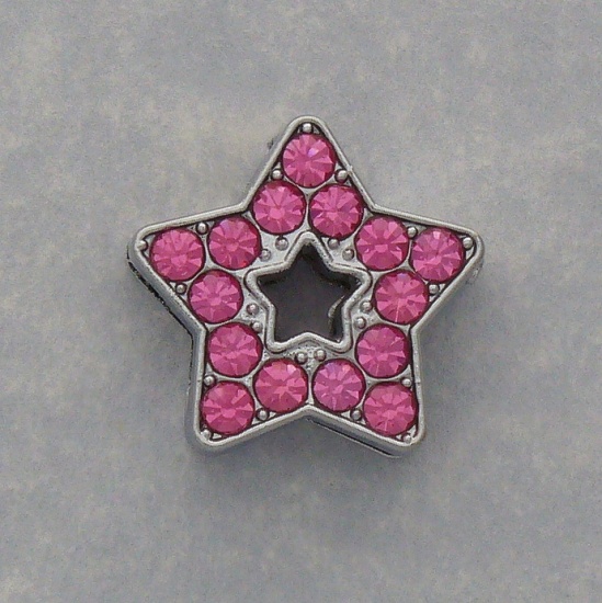 Pink Rhinestone Star
