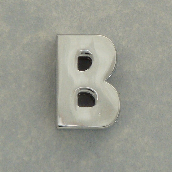 GRATUIT: B chrome steel letter