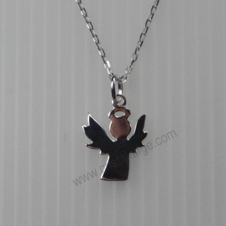 Silver necklace Doreen with angel