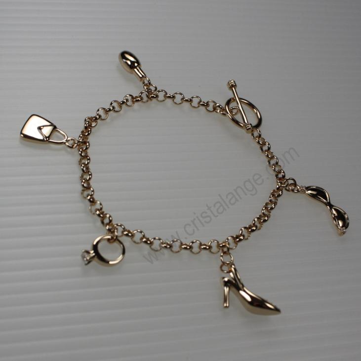 Womanly gold plated bracelet