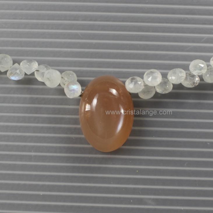 Discover the healing power of natural stones with this moonstone semi precious stone
