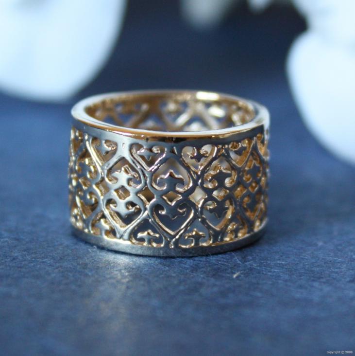 Gold plated Beatrix Ring
