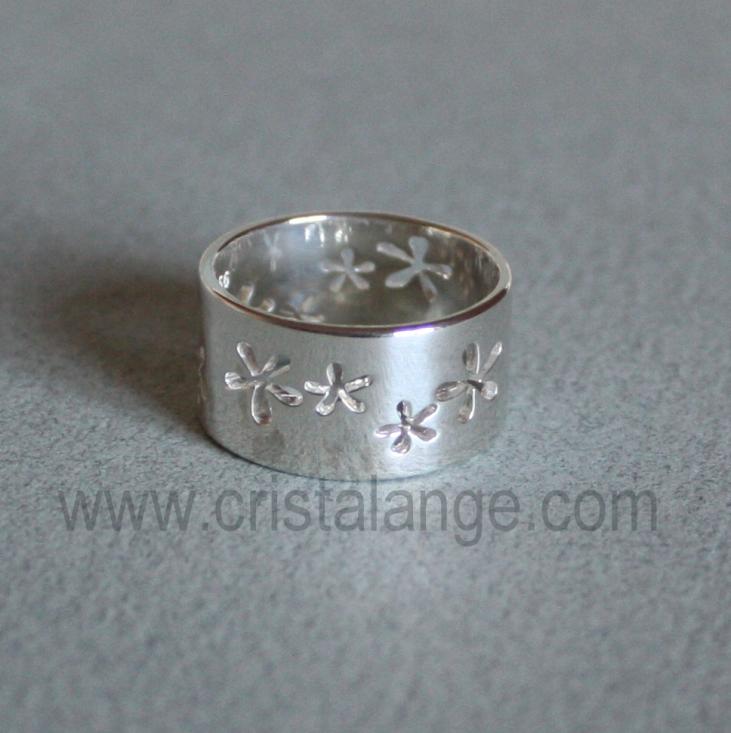 Silver Blandine ring