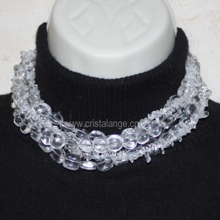 Beronika rock crystal necklace