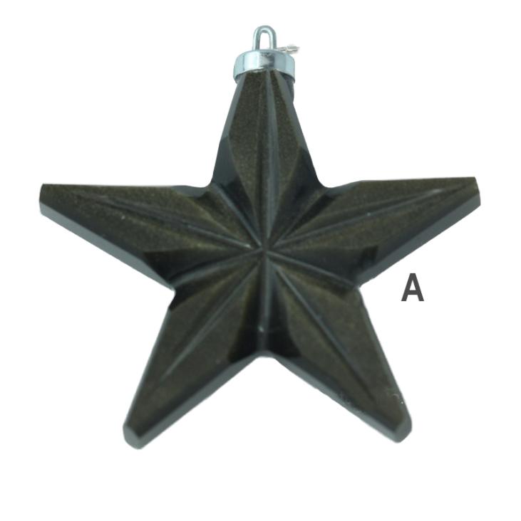 Star pendant in gold obsidian