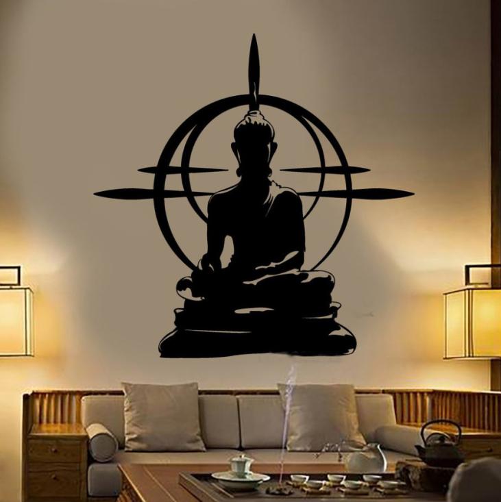 Bouddha sticker - home decoration