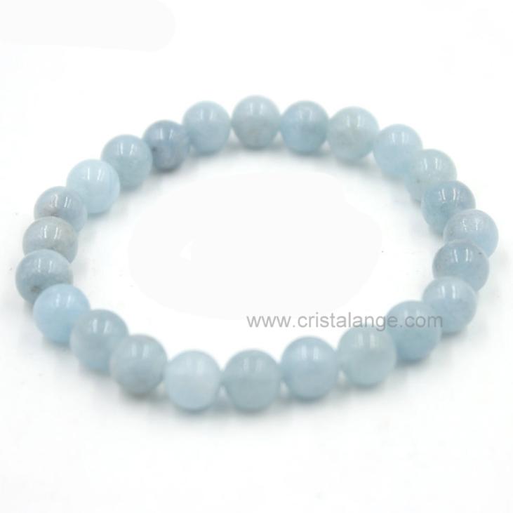 Aquamarine bracelet - blue gemstone