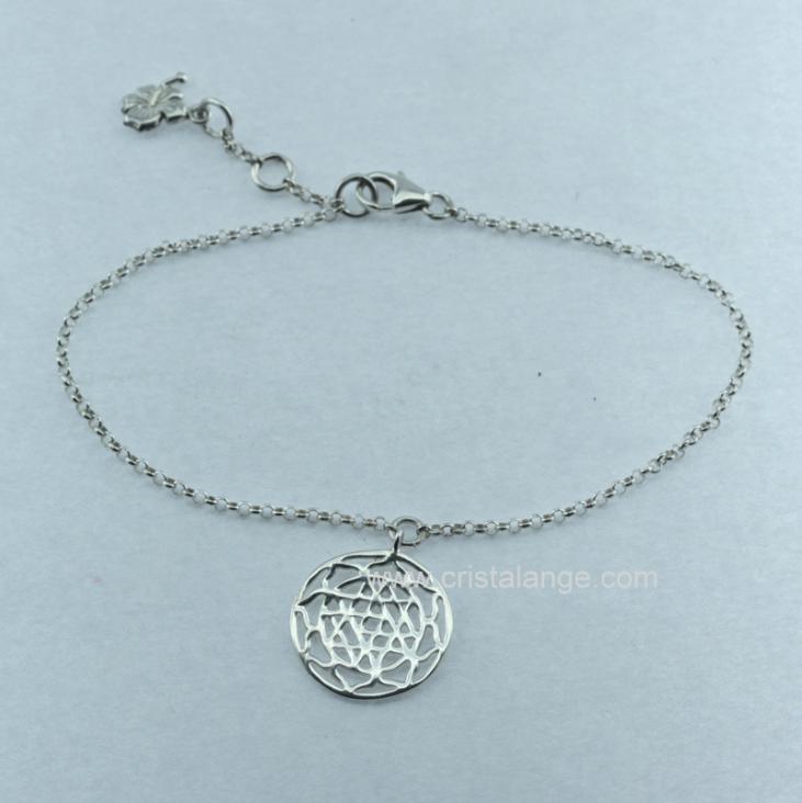 Tree of Wisdom and Life silver bracelet