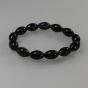 Discover the energetic properties of gemstones and semi precious stones, here a heaven's eye bracelet, black stone
