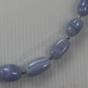 Dicover the power of gemstones with this chalcedony, blue natural stone, necklace