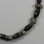Discover the power of stones with this semi precious stone necklace in pyrite