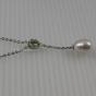 Cypriane peridot & pearl necklace
