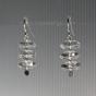 Rock crystal earrings Dulcine