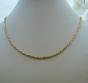 Thin Alberta gold plated necklace