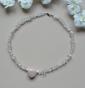 Adelinda rose quartz & rock crystal Necklace
