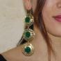 Decadence3 Green Onyx Earrings