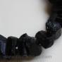 Rough black tourmaline bracelet