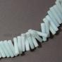 Amazonite tubes necklace - semi precious stone
