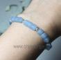 Bluette angelite bracelet (anhydrite bracelet)