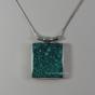 Camelie turquoise pendant