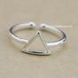 Silver Triangle ring
