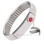 Informative medical red cross bracelet