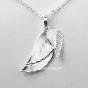 Angel wings with zirconium necklace