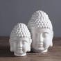 Ceramic bouddha head for decoration