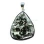 Discover our healing gemstone jewellery with this pyrite pendant