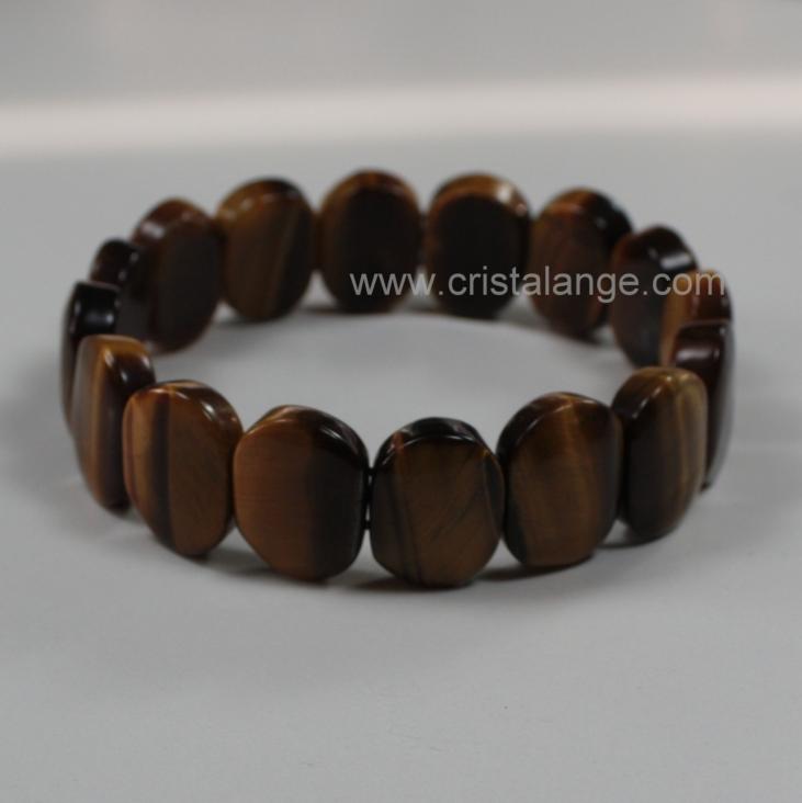 Tous les bijoux bracelets en pierre fine oeil de tigre sont sur cristalange.com