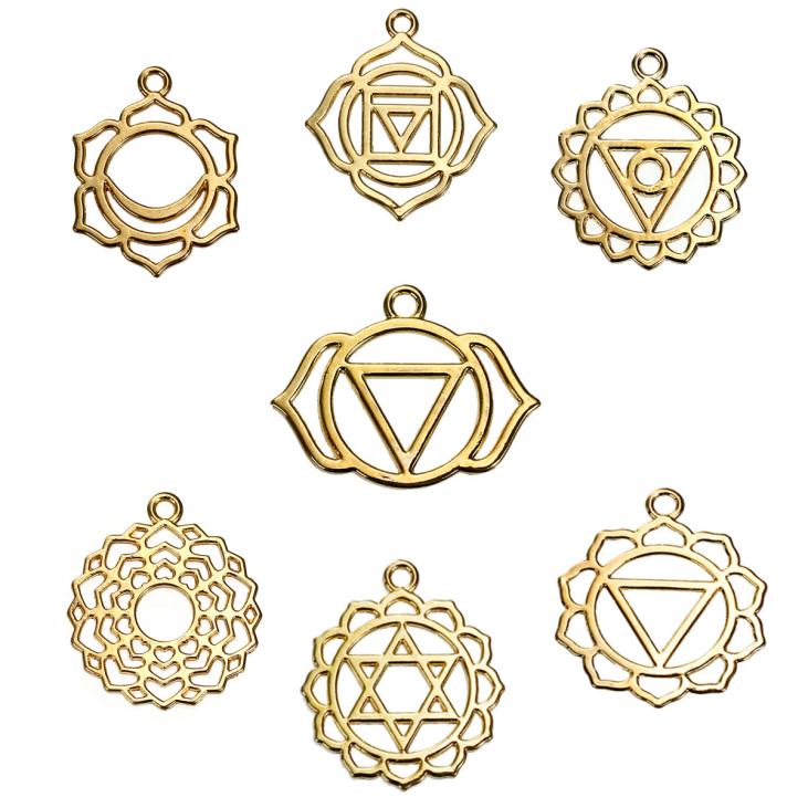 Set de pendentifs Chakras