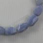 Decouvrez le pouvoir des pierres en lithotherapie avec ce collier en calcedoine, pierre bleue