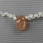 Découvrez les propriétés et le pouvoir des pierres en lithotherapie avec ce collier en pierre de lune, pierre orange dans la bijouterie en ligne Cristalange.com