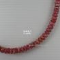 Découvrez le pouvoir des pierres en lithotherapie avec ce collier en rhodochrosite, pierre rose dans la bijouterie en ligne Cristalange.com