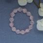 Bracelet Coeurs de Quartz Rose Assma