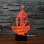 Lampe 3D Silhouette Méditation